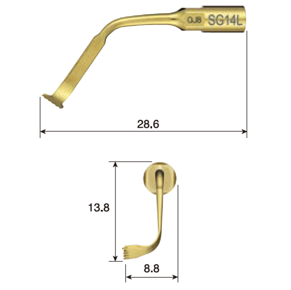 22 NSK Variosurg Tips – Bone Surgery – SG14L