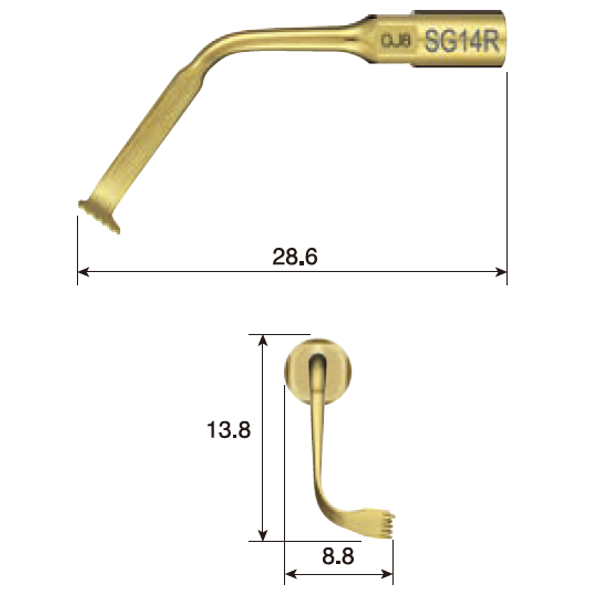 22 NSK Variosurg Tips – Bone Surgery – SG14R