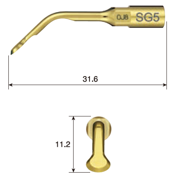 23 NSK Variosurg Tips – Scraper – SG5